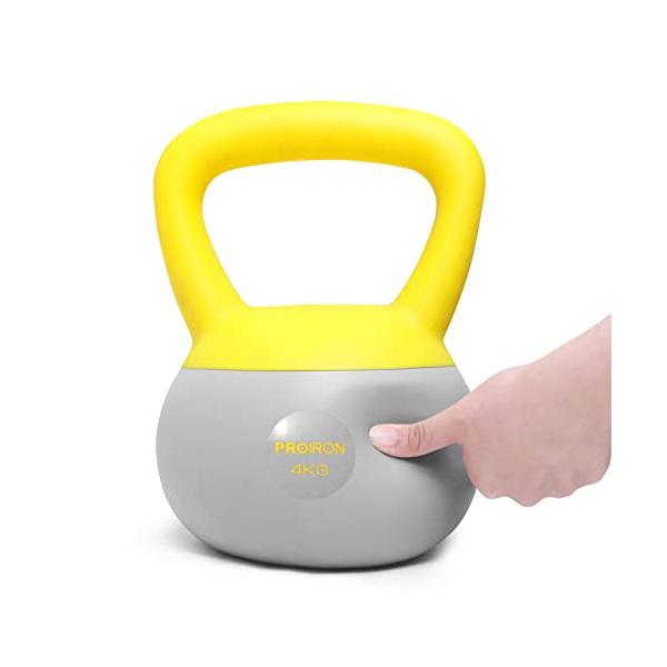 他サイト： PROIRON ケトルベル ソフト 4kg kettlebell 鉄ビーズ砂鉄 充填の商品画像