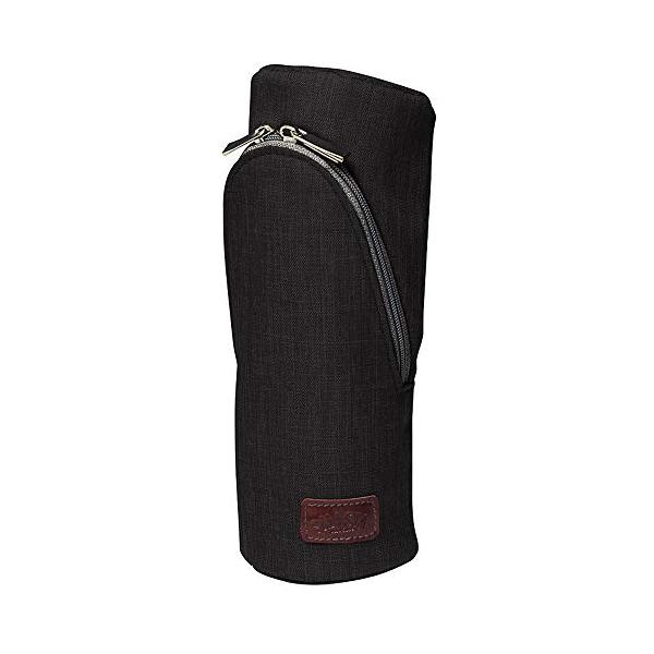 筆箱ブラック/サイズ185×70×60mm/FD-1607-D・Color:ブラック・パッケージ個数:1・スマートにスタンドする「スマ・スタ」からワンランク上の質感を纏ったニューモデル。・数本のペンを入れて持ち運ぶユーザに使いやすいコンパク...