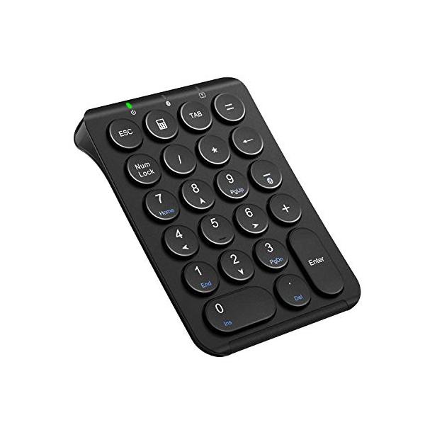他サイト： iClever テンキー Bluetooth ワイヤレス 数字 キーボード パンタグラフ式 Type-C充電 超薄型 Tabキー付き ブルートゥの商品画像