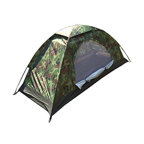 【新品】テント コンパクト 迷彩柄 キャンプテント ソロテント 小型テント 防災 緊急 【アウトドア用品】② テント 一人用 コンパクト 迷彩柄 キャンプテント ソロテント 小型