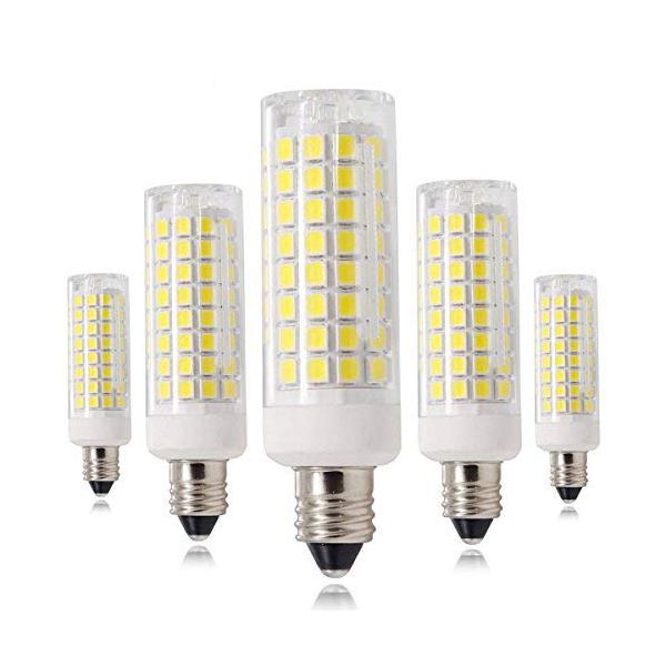 LED 電球 E11 口金 7W 110V 730LM 昼光色 4個入り Amazon | HXLED 新しい E11口金 LED電球, 7W 110V 可調光 E11昼光色