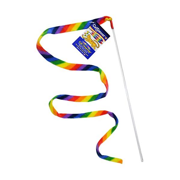 他サイト： Cat Dancer Products キャットダンサー (Cat Danser) 猫用おもちゃ 猫じゃらしレインボー キャットチャーマーの商品画像