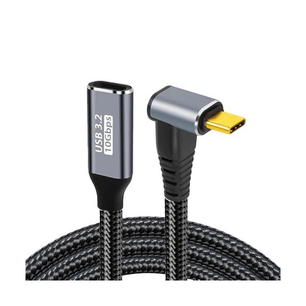 新品 CY ケーブル 反対 U字型 バックアングル USB-C USB 3.1 Type C オス - メス 延長データコード 10Gbps 100W スリーブ付き 200cm UC-058-OS-2.0M-HX 車種別ボディカラーが選べる パーカー トヨタ ヴォクシー ハイブリッド ZWR90W-販売 ランキング