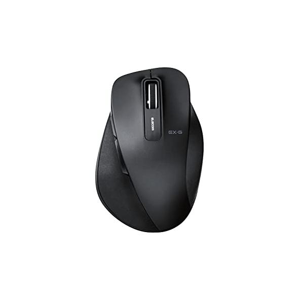 他サイト： エレコム ワイヤレスマウス 静音 握りの極み Mサイズ 5ボタン ブラック M-XGM10DBSBKの商品画像