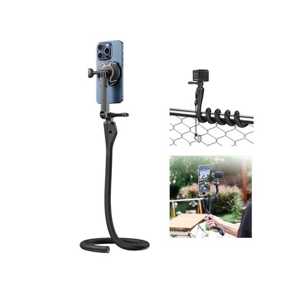 フレキシブルアーム スマホスタンド MagSafe対応/-/TP-FT3-AMJP3・Color:フレキシブルアーム スマホスタンド MagSafe対応・Magsafe対応スマホスタンド新しくアップグレードされたフレキシブルフォンスマホスタ...