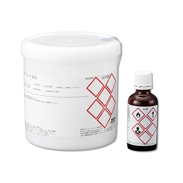 他サイト： 旭化成　ワッカーシリコーン　M8012　1kgセット（硬化剤T-40付属）の商品画像