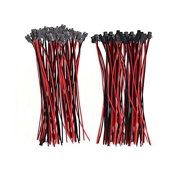 ?パッケージ内容20ペア、 合計40本。20ペアのオスとメスのプラグワイヤーが含まれ、お得で非常に実用的です・?ケーブル長さケーブルワイヤタイプ：22AWG; ケーブル長： 約 15cmです。・?優れた素材環境に優しい素材を採用して、2.5...