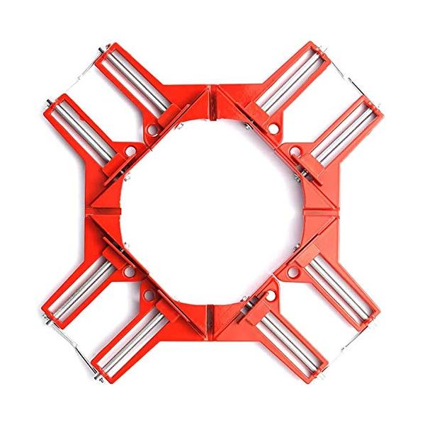 他サイト： SHOOTING コーナークランプ 4個セット diy 工具 木工 溶接 直角 90度 最大固定幅74mmの商品画像