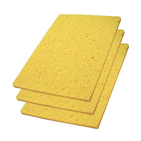 イエロー/3個/43371-1234・Color:イエローSize:3個・パッケージ個数:1・サイズ:約24×16×0.6cm・素材:セルローススポンジ(天然繊維素材100%)・生産国:日本