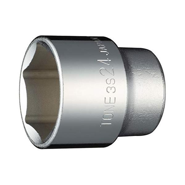トネ(TONE) ソケット(6角) HP3S-24 差込角9.5mm(3/8) 二面幅24mm
