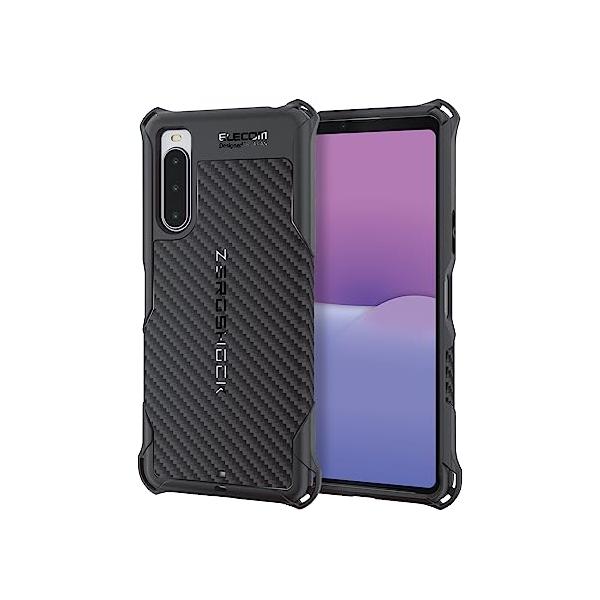 他サイト： エレコム Xperia 10 V [ SO-52D / SOG11 ] ケース 耐衝撃 衝撃吸収 ZEROSHOCK 四つ角ダンパー ハニカム構の商品画像