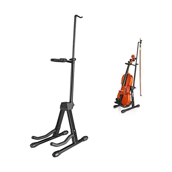 他サイト： Eastar バイオリンスタンド 折り畳み式 転倒防止 ブラック EST-006の商品画像