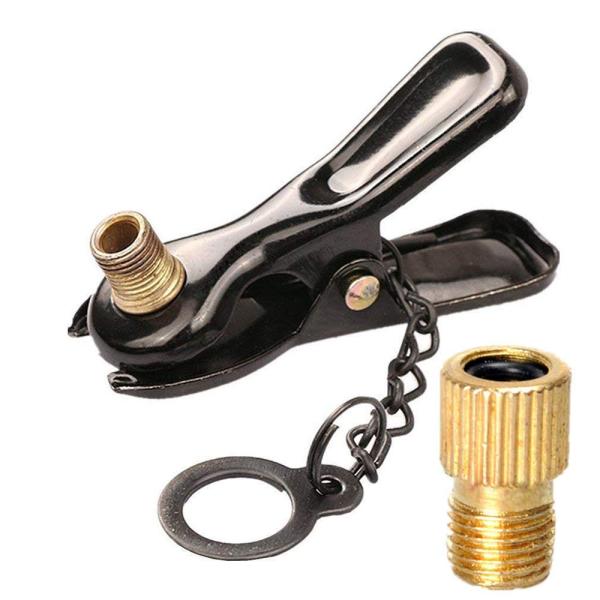 他サイト： 自転車バルブ バルブ変換アダプター 自転車ノズル 仏式/英式→米式 バルブ アダプター 自転車タイヤ バルブ コンバーターの商品画像