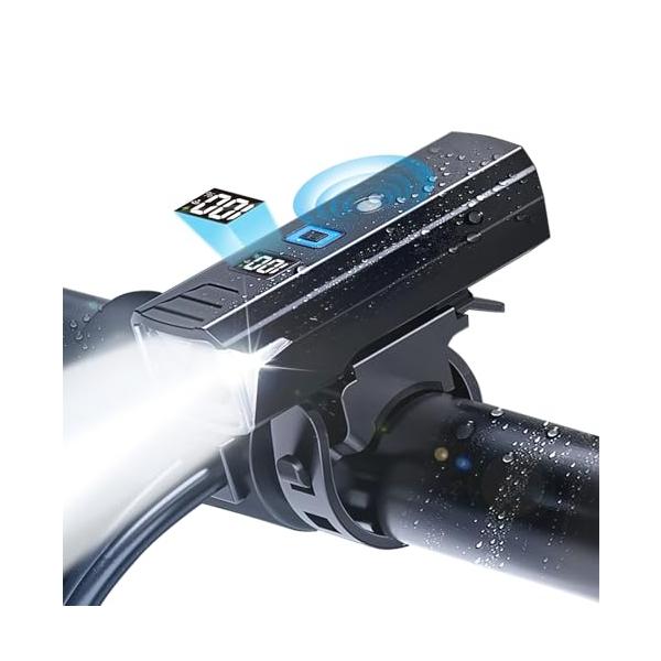 ブラック/-/-・高輝度ハイビーム、180°広角照明、5つの照明モード、防眩設計この自転車ライトは、180°広角のアンチグレア設計で、最大2000ルーメンの明るさ、最大照射距離260メートルを誇ります。暗闇でも路面や舗装路面を明瞭に確認でき...