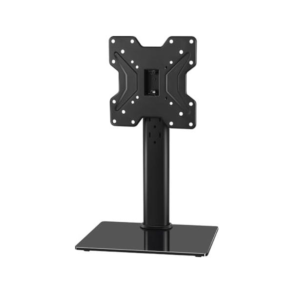 ブラック/-/ZT201・テレビスタンドは19~43インチTVに適しており、VESA規格は75mmx75mmから200mmx200mm  耐荷重35kg・多角度調節テレビ台は±45°回転と4段階の高さ調節を提供します。・安全で使いやすい:ケ...