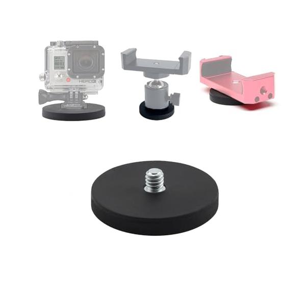 -/43mm/-・Size:43mm・製品名磁石固定車載運動カメラベース・構造強力磁石、ゴム、1/4“ネジ・1/4“ネジ標準の1/4インチネジはさまざまな撮影機器に接続できます。・高荷重最大荷重量約10KG。内蔵された複数のネオジム鉄ホウ素...