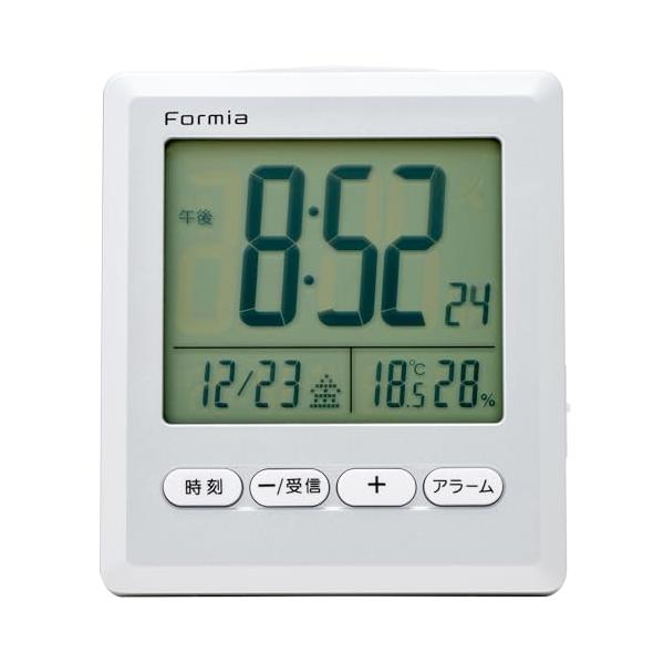 縦型02.シルバー/幅84mm/085245・Color:02.シルバーSize:幅84mm・パッケージ個数:1・時刻の修正が不要の電波時計。・シンプルでインテリアにも合わせやすいデザイン。・機能・仕様：電波受信機能(自動受信、手動受信)、...