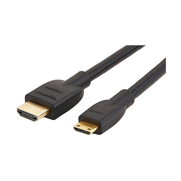 Amazonベーシック マイクロHDMI-HDMIケーブル、A-Dタイプ Amazon | Amazonベーシック マイクロHDMI-HDMIケーブル