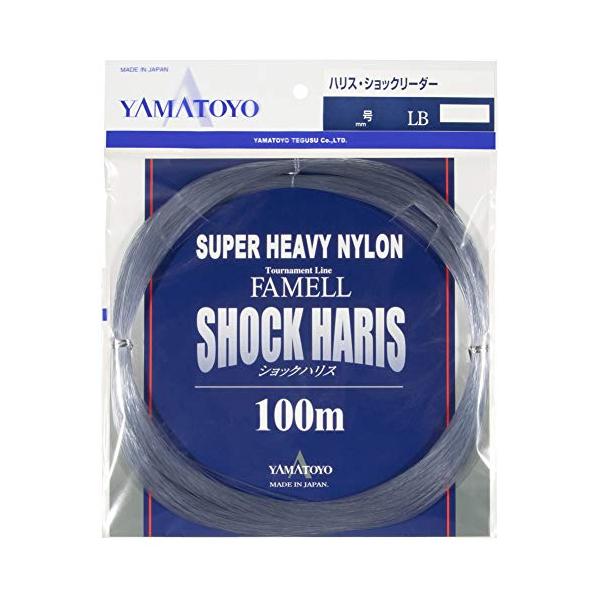 他サイト： ヤマトヨテグス(YAMATOYO) ハリス ファメル ショックハリス ナイロン 100m 6号 25lb グレーの商品画像