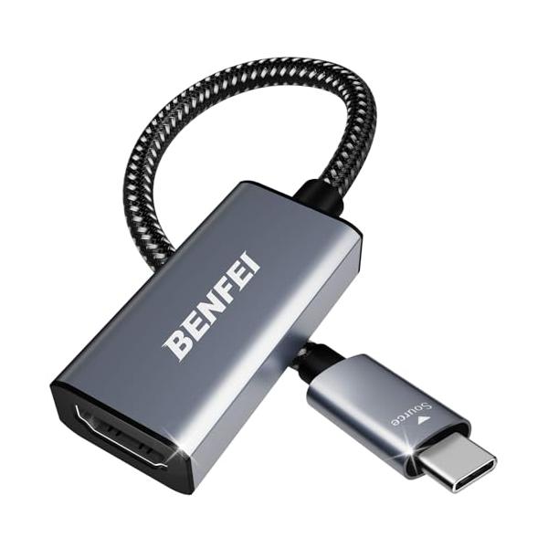他サイト： BENFEI USB C - HDMI 変換アダプタ 4K USB Type-C HDMI アダプタ [Thunderbolt 3 / 4] 互の商品画像