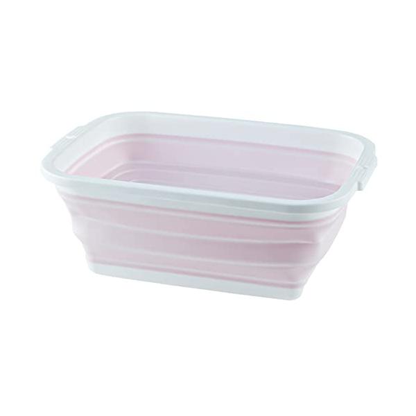 ピンク/8.5L/255825・パッケージ個数:1・スリムに収納できる！たためるシンク用の洗い桶。・[サイズ]〈使用時〉約40×28.5×高さ15cm、〈折り畳み時〉約40×28.5×高さ3.5cm・[容量](満水容量)約8.5L