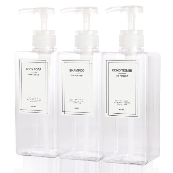 IRETION シャンプーボトル ディスペンサー 詰め替えボトル ロート 漏斗