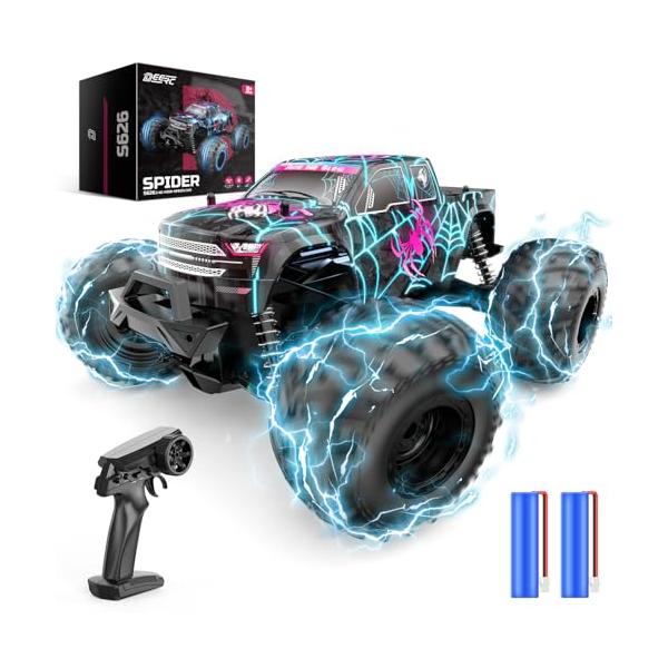 -/-/S626・1/14スケール&amp;独立懸架システムこのRCオフロードカーは1/14スケール（サイズ：30*25*16cm）で、独立懸架システムを採用しているので、さまざまな地形を簡単に乗り越えられます。ラジコンカーには滑りにくいタ...