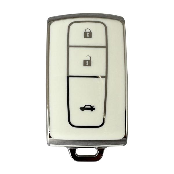Kinotaka ダイハツ/トヨタ 車用 スマートキーケース 3ボタン プリウス
