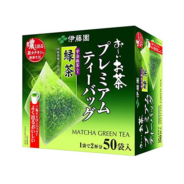 他サイト： 伊藤園 おーいお茶 プレミアムティーバッグ 宇治抹茶入り緑茶 1.8g ×50袋の商品画像