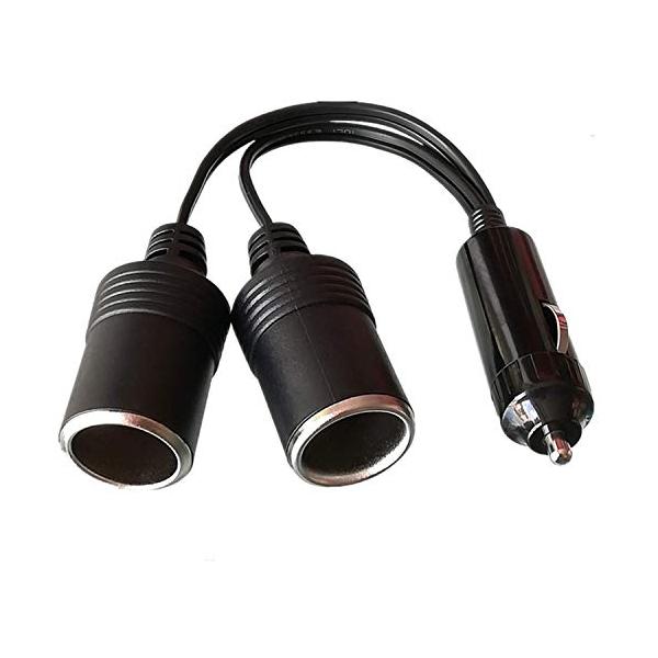 他サイト： GTIWUNG シガーライター シガーソケット 12V/24V対応 2連 DC電源 延長ケーブル シガーアダプター 1?2雌ソケット 2ウェイシの商品画像