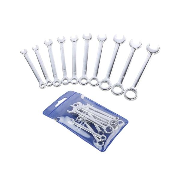 KALOLINNA ミニスパナセット コンビネーションレンチ 10本組 両用