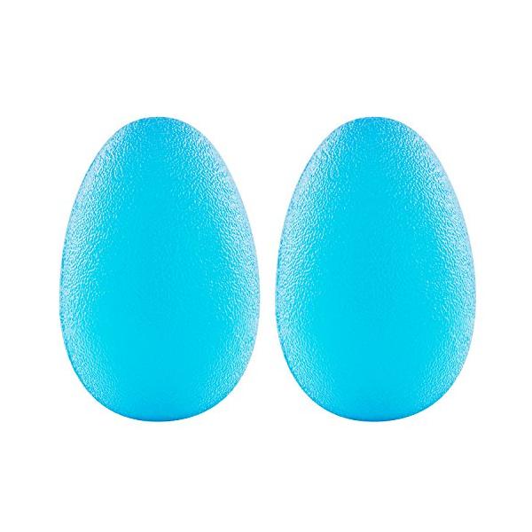 タマゴ・ブルー  3B-4714・「握る力 卵」は、卵型の握力ボールです。・手指や握力トレーニング、リハビリに最適。・小型で可愛いソフトなボールです。・眠気覚ましや、ストレス発散にも。・自由気ままに握ってください。