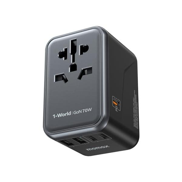 変換プラグブラック/medium/UA8A・Color:ブラック・パッケージ個数:1・全世界対応の変換プラグMOMAXの海外変換プラグは、Aタイプ、Oタイプ、Cタイプ、BFタイプの4種類のコンセント形状に対応しています。これ1つでヨーロッパ...