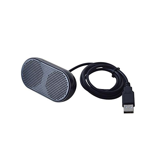 他サイト： HONKYOB USBミニスピーカー コンピュータスピーカー電源ステレオマルチメディアスピーカー ノートパソコン用 PC(ブラック)の商品画像