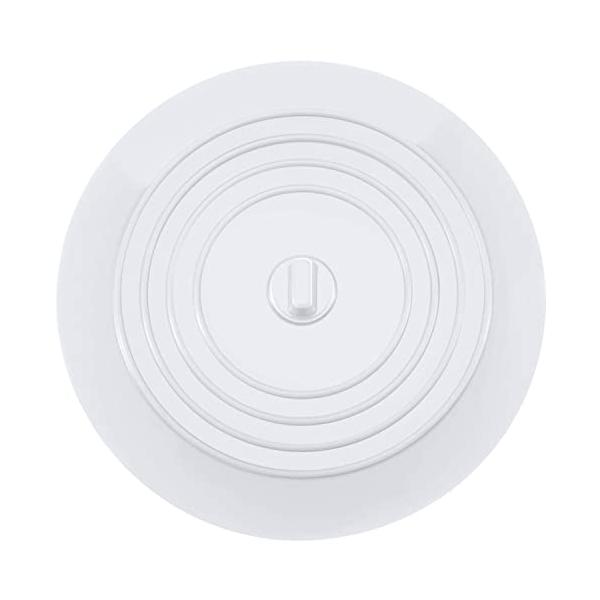 ホワイト/-/-・Color:ホワイト・キッチンシンクや洗面台では、生ゴミや髪の毛などのゴミが排水口に流れていきますよね。しかし、ゴミが溜まっている排水口が丸見えの状態だと、常にゴミが見えていて清潔感がありません。そこで便利なのが排水口カバ...