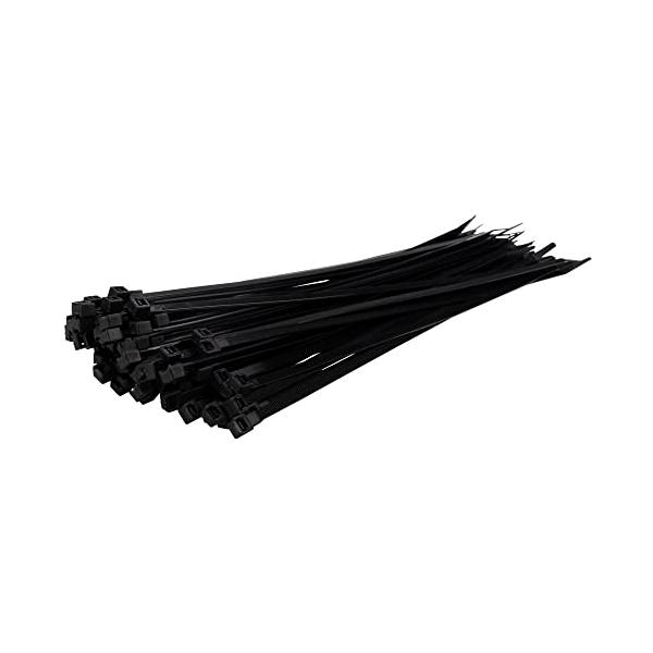 他サイト： 紺屋商事(Konya Corporation) 結束バンド 01281310 ケーブルタイ 屋外用 黒 300×幅4.8mm 100本入の商品画像