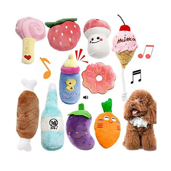 他サイト： NUOMIZI 犬おもちゃ 犬噛むおもちゃ 音の出るおも 音が鳴る ちゃ ペット用品 ぬいぐるみ 運動不足 ストレス解消 清潔安全 丈夫 耐久性の商品画像