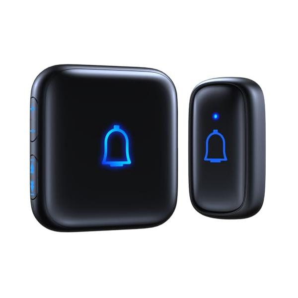 IP66防水防塵SleeZOO ワイヤレスチャイム 玄関チャイム 送信機電池式