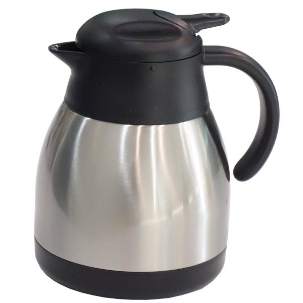 他サイト： パール金属 ポット 卓上ポット テーブルポット 1.0L ステンレス製 保温 保冷 サテン イーシス2 H-6310の商品画像