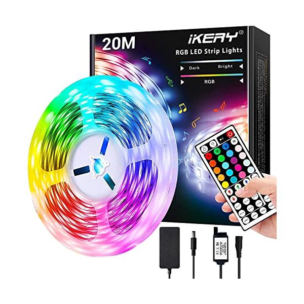 ?代・グリーンブルーホワイト 20M ・・Size:20M・夢のような視覚空間を作り出しますRGBテープライトは通常のレッド、グリーン、ブルー、ホワイト含めて他色20種類のほか、6DIY色、6種類の点滅モードを備え自在に調整がです。専用の4...