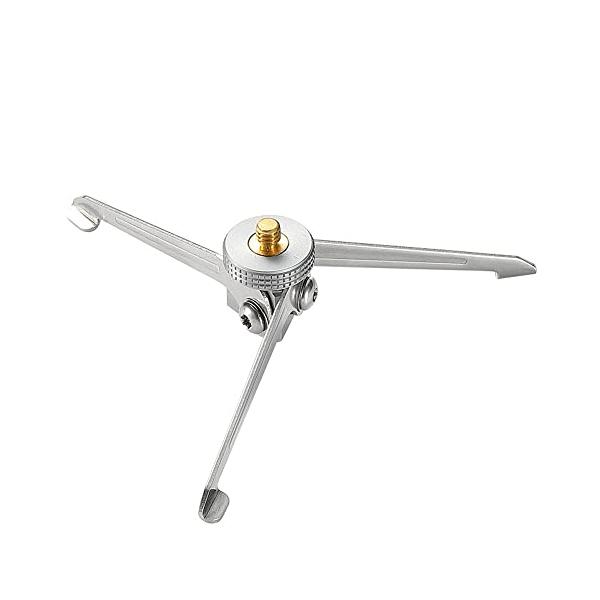 他サイト： キャンピングムーン（CAMPING MOON）充填式タンク 用 スタビライザー ガスランタン 転倒防止 折りたたみ式 ステンレス製 TC-STの商品画像