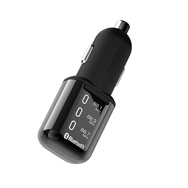 他サイト： カシムラ(Kashimura) Bluetooth FMトランスミッター ブルーLED表示 イコライザー機能 コンパクト設計 12V/24V車対の商品画像