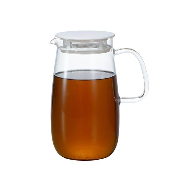 取っ手つきホワイト/1 L/XMP-1000-W・Color:ホワイトSize:1 LStyle:取っ手つきPatternName:単品・パッケージ個数:1・麦茶を手軽に美味しくやかんもケトルも不要の麦茶ポットです。水を入れて電子レンジで温...