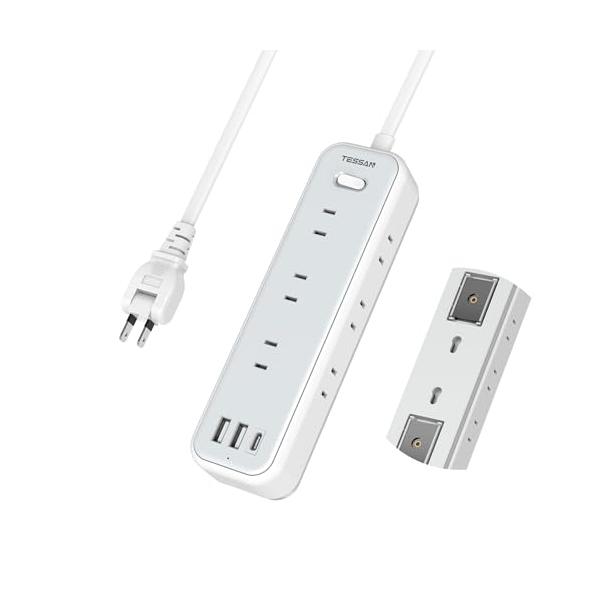 マグネット+2USB-A+1USB-CGR/2m/TS-709-C・Size:2mStyle:マグネット+2USB-A+1USB-C・パッケージ個数:1・「電源タップ マグネット」この電源タップは表面に強力マグネットを組み込んだデザインです...