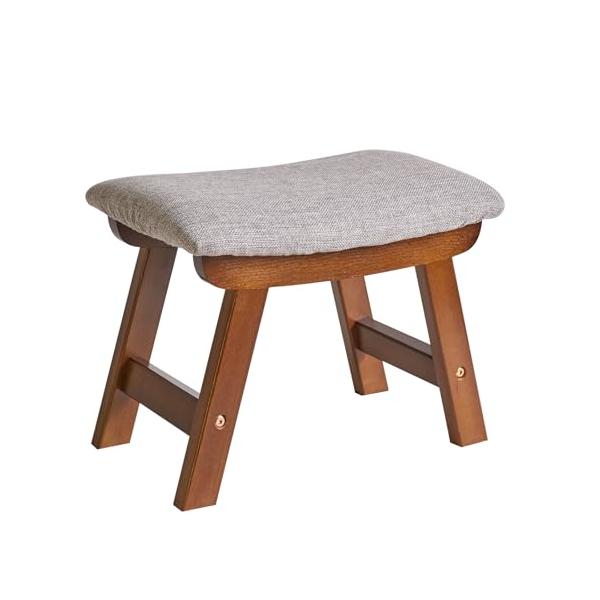 レトログレー/40x25x29cm/-・Size:40x25x29cmColor:グレー・取り外しなカバー付き柔らかいオットマン: オットマン木製の表面は、取り外しな肌に優しい布カバーを採用しているため、お手入れも簡単です。 足置き台の座面...