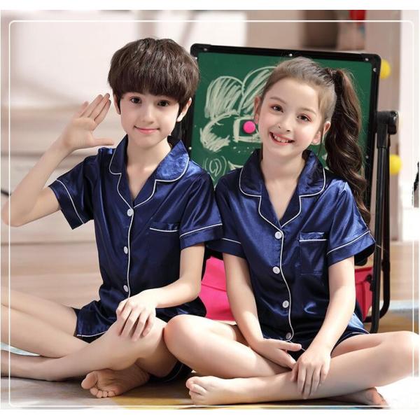 パジャマ 上下セット 大人 キッズ子供服 男女兼用 親子ペア シルク スムース ルームウェア 夏 トップス パンツ 部屋着 寝間着 カジュアル 2枚送料無料 Buyee Buyee Japanese Proxy Service Buy From Japan Bot Online