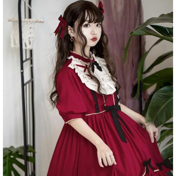ゴスロリ ロリータ服 森ガール スカラップ ワンピース Lolita Opドレス メイド コスプレ仮装 萌え萌え 二次元 コスチューム ダンス衣装 学園祭文化祭 Buyee Buyee 日本の通販商品 オークションの代理入札 代理購入