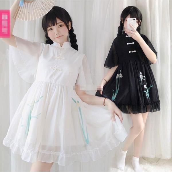 コスプレ仮装 ロリータ服 ワンピース 洋服 ゴスロリ 森ガール かわいい Lolita シフォンドレス ブラウス 唐装漢服 学園祭文化祭 ハロウィーン R A S K 通販 Yahoo ショッピング