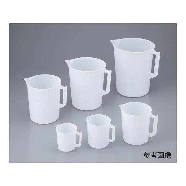 ポリビーカーPE 手付き 2000mL 1個 3012-07 ニッコー・ハンセン  (1-4626-16)