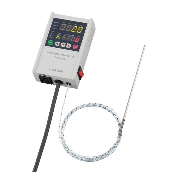 デジタル温度調節器 プログラム機能付き −100〜＋600℃ アズワン TP-4NK 1-5825-21